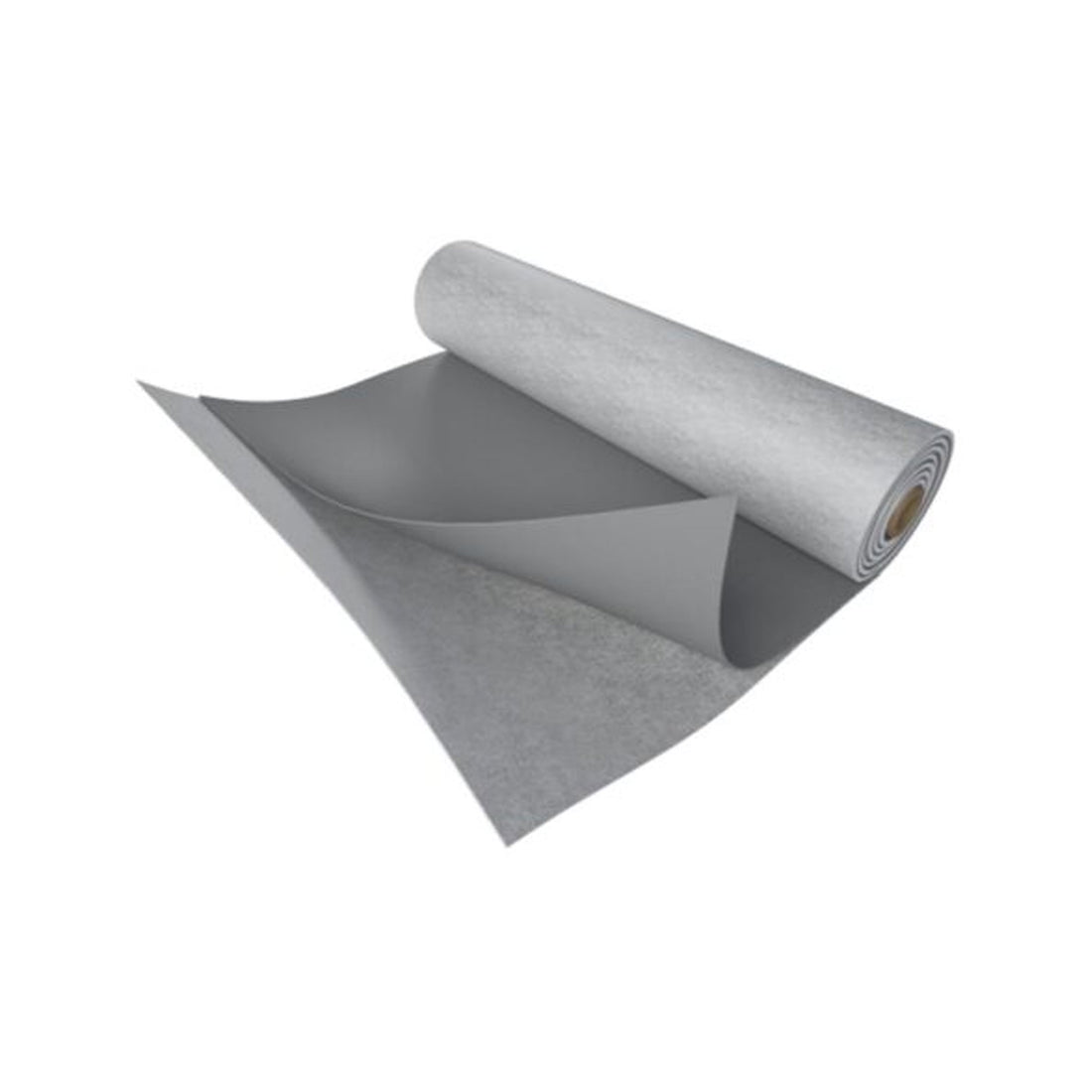 Rolled Fatrafol 807v reinforced PVC waterproofing membrane with PES textile backing for adhered roofing, UV resistant.