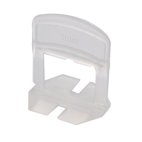 Clear DTA Flat Out 1.5mm tile levelling clips: eliminate lippage, secure 1.5mm grout joints during adhesive cure on 2-12mm...