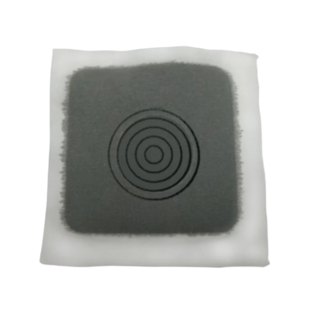 Gripset Elastoproof Collar: square fabric seal with elastic center grips pipes, embeds in waterproofing membrane for water...