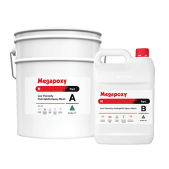 Megapoxy H Low Viscosity Epoxy Resin - Hydrophilic (2 Part Kit)