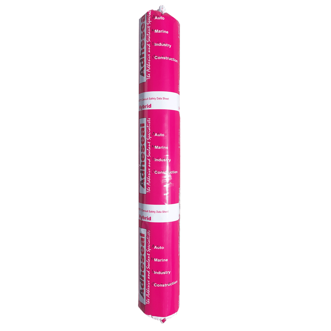 Adheseal Hi-Flex 50 pink 600ml sausage, MS Polymer hybrid sealant for ±25% joint sealing, aluminium bonding, façade waterp...