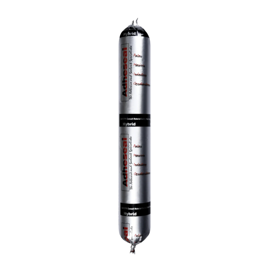 Adheseal Hi Power 609 Fast Grab MS Polymer Adhesive sausage, 400kg/m² instant grab for panels, cladding, signage.