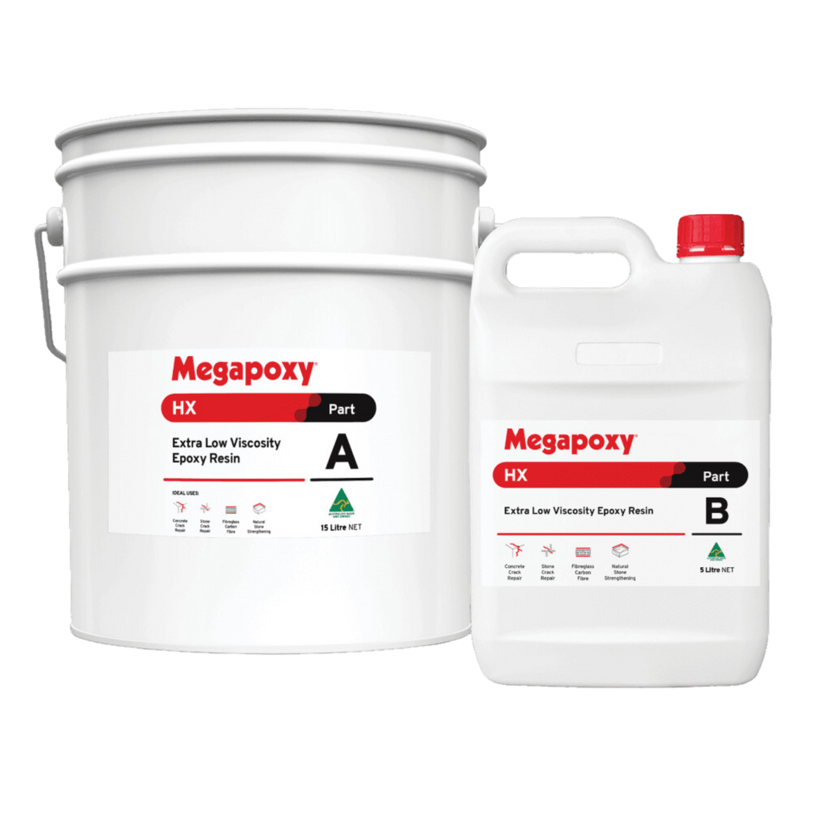 Megapoxy HX Epoxy (2 Part Kit)