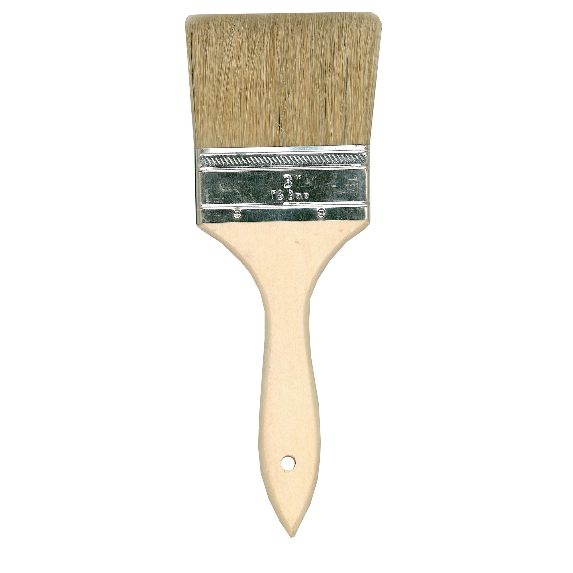 Industrial hog bristle brush, wooden handle, applies sealants & waterproofing membranes evenly for marine & construction j...