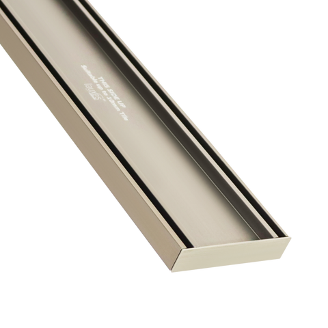 Lauxes Grates Slimline Tile Insert 21 anodised aluminium linear drain