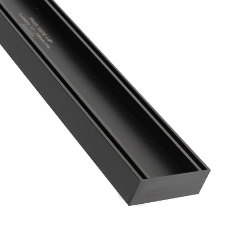 Lauxes Grates Tile Insert Plus 35 Linear Drain Kit – Midnight