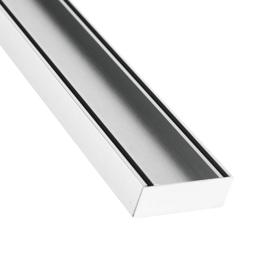 Lauxes Grates Tile Insert Plus 35 anodised aluminium linear drain