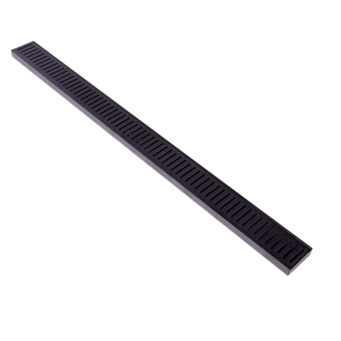 Lauxes Grates Standard Floor Grate 70 x 23mm in Midnight, detail view