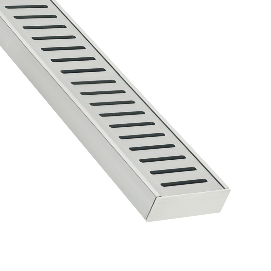 Lauxes Grates Standard Floor Grate 70 x 23mm in Silver