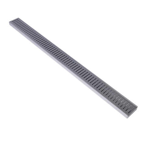 Lauxes Grates Standard Floor Grate 70 x 23mm in Silver, alternate view