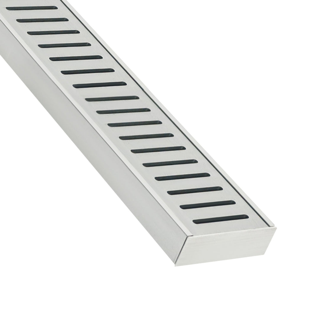 Lauxes Grates Standard Floor Grate 70 x 23mm in Silver