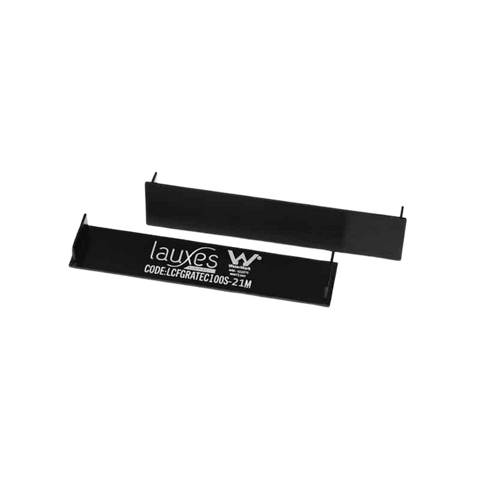 Lauxes LGRATEC005-2M black wall profile supports for shower glass, 2m pair