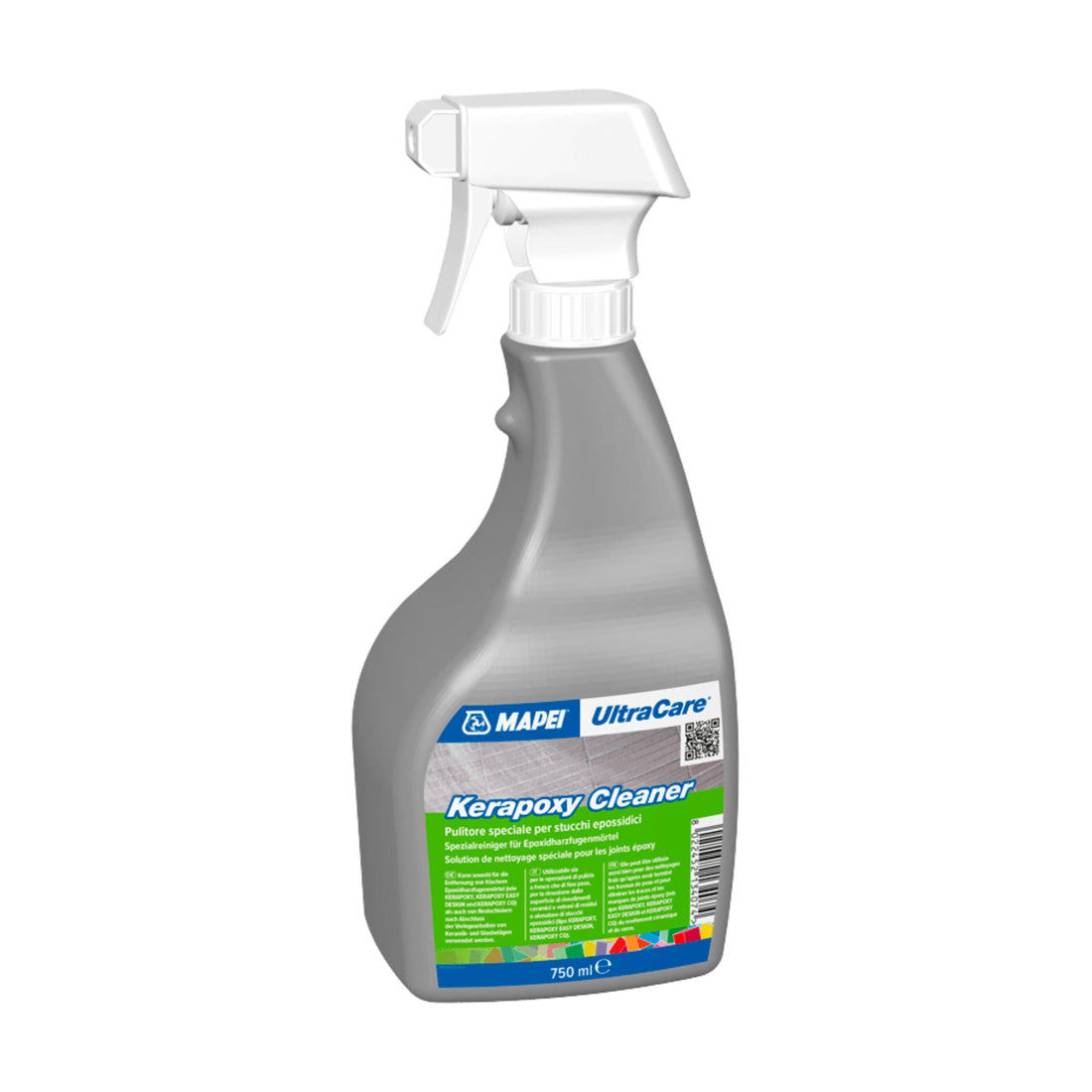 Mapei Ultracare Kerapoxy Cleaner 750ml spray bottle, epoxy grout remover & tile cleaner