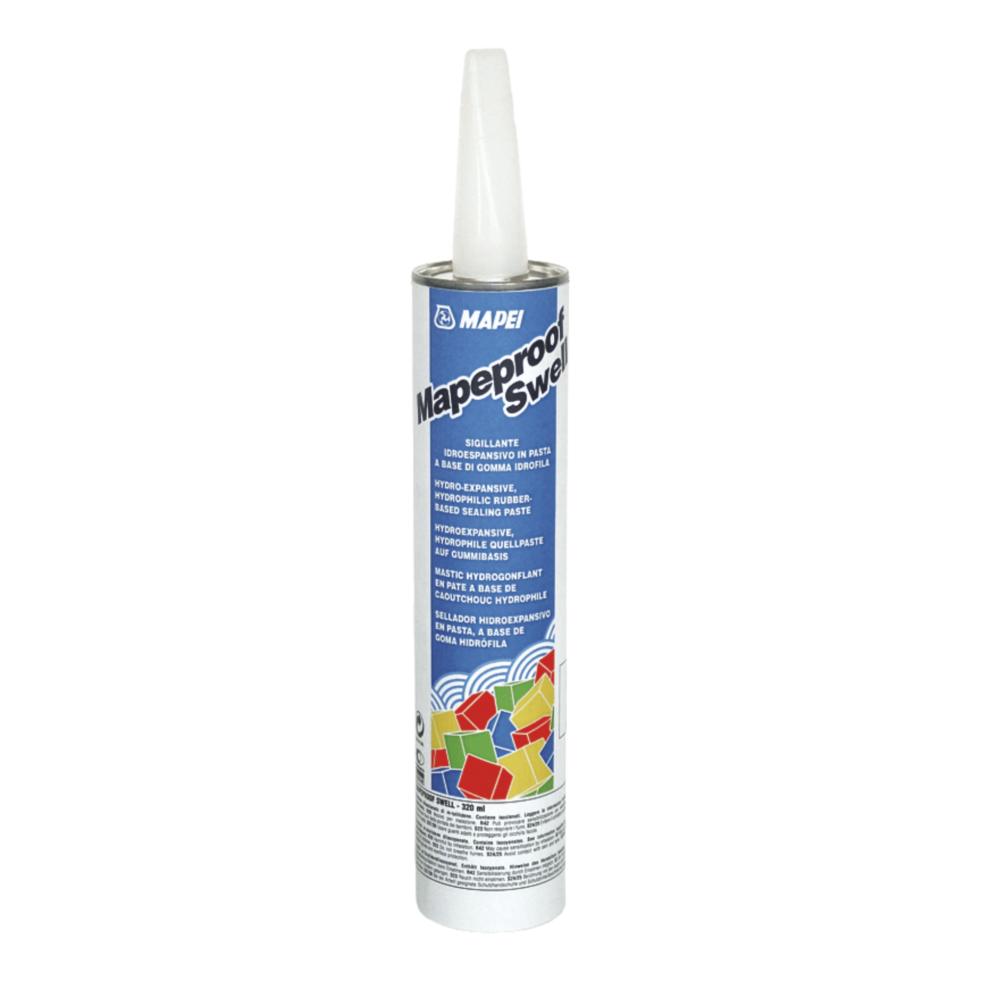 Mapei Mapesil AC neutral silicone sealant, 310ml cartridge tube with white cap for bathroom & kitchen joints