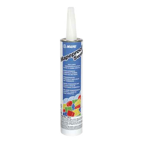 Mapei Mapesil AC neutral silicone sealant, 310ml cartridge tube with white cap for bathroom & kitchen joints