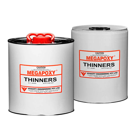 Megapoxy Thinners solvent blend for epoxy viscosity adjustment and uncured tool cleanup