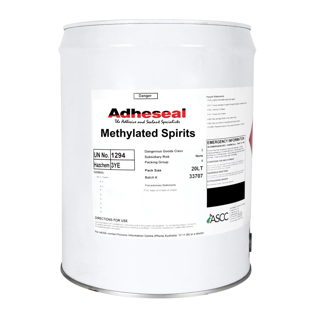 Methylated Spirits 95% - Solvents