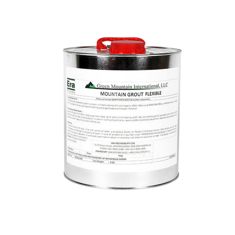 20L Mountain Grout Flexible pail: hydrophobic polyurethane crack injection grout seals active leaks in concrete, manholes,...