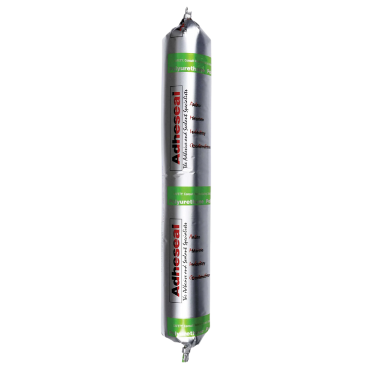 Adheseal PU-15 polyurethane sealant sausage in silver tube for joint sealing in windows, cladding & expansion joints, ±25%...
