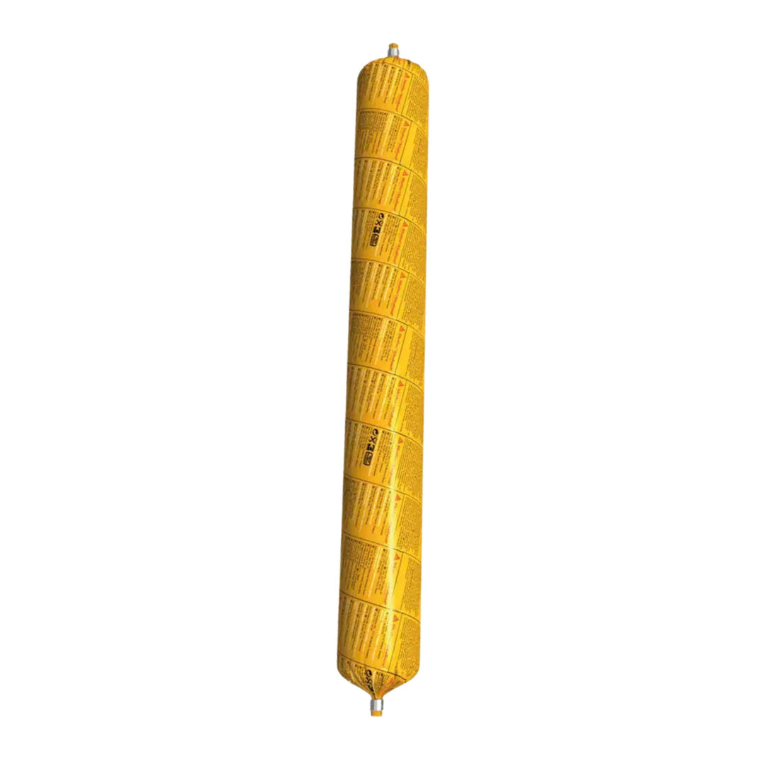 Yellow Sikasil Pool silicone sealant sausage for joint sealing in swimming pools, resists chlorine & fungus.