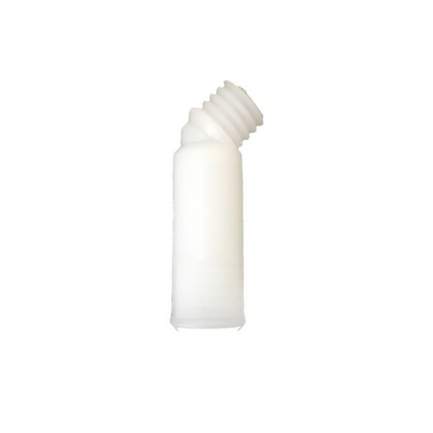 Pack of 4 white angled silicone corner nozzles for caulking guns; precise 90° joint sealing.