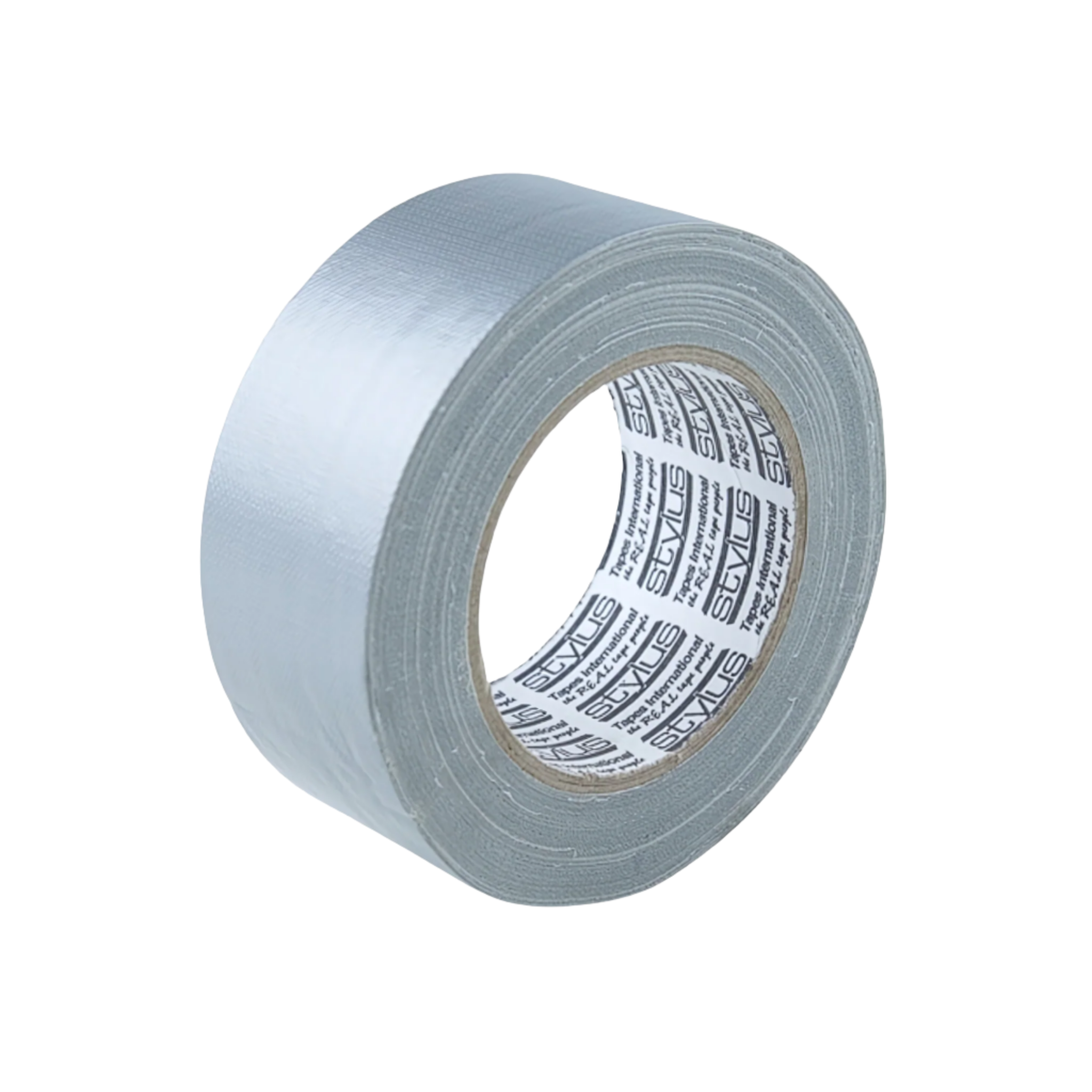 Silver Stylus cloth tape 48mmx25m roll for bundling, polyethylene sealing & weather-resistant repairs