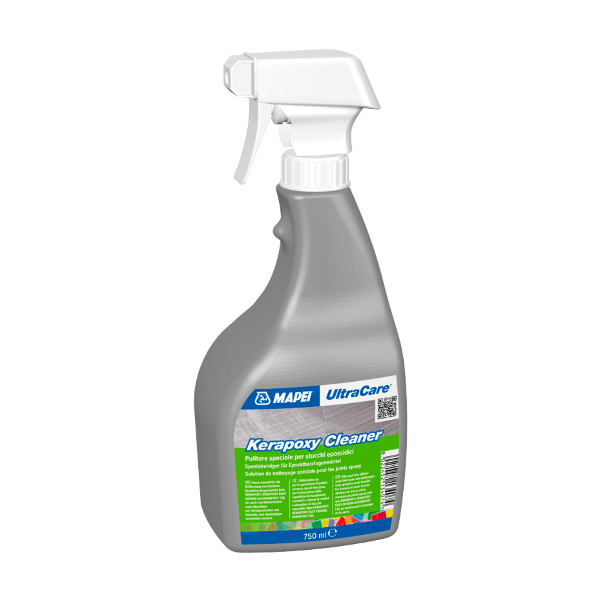 Mapei Ultracare Kerapoxy Cleaner 750ml spray bottle, epoxy grout remover & tile cleaner