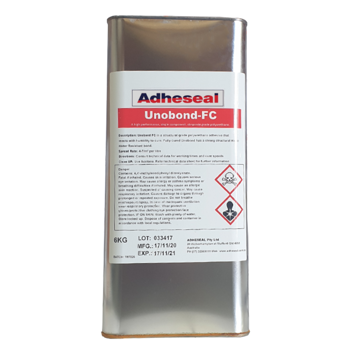 Unobond FC Liquid Applied Polyurethane Adhesive