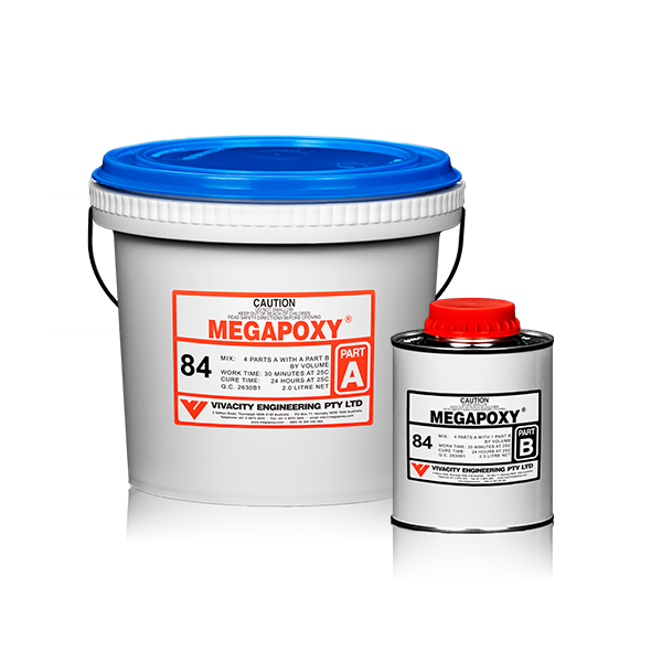 Megapoxy 84 (2 Part Kit) Two-Component Epoxy Paste Adhesive for Ceramic Tile Linings