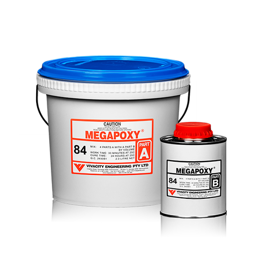 Megapoxy 84 (2 Part Kit) Two-Component Epoxy Paste Adhesive for Ceramic Tile Linings