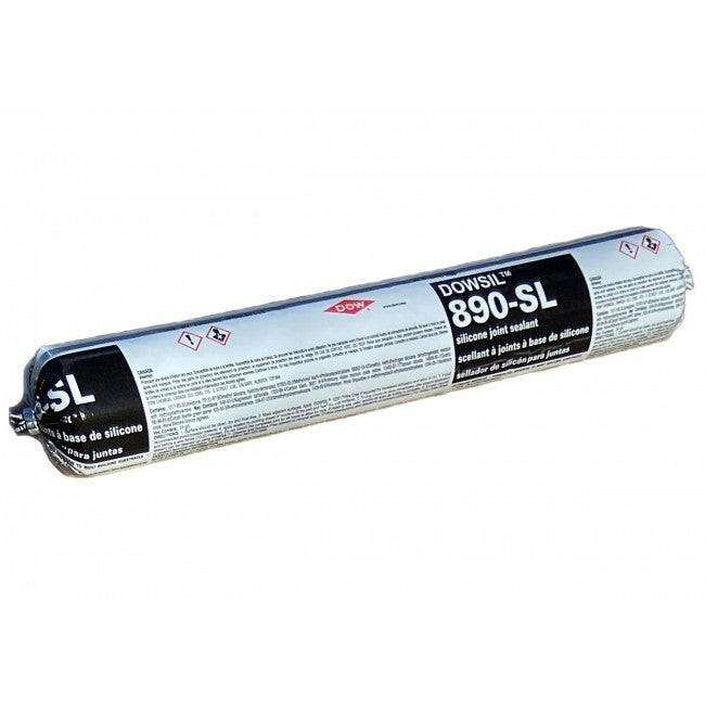 Dowsil 890-SL self-leveling silicone joint sealant sausage pack for horizontal pavement joints, prevents water ingress & s...